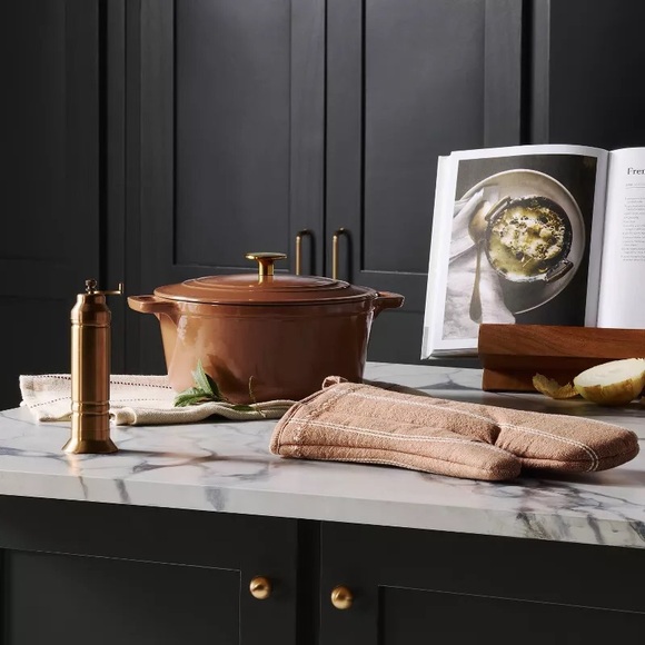 Tall Salt and Pepper Crank Grinder Copper Finish - Hearth & Hand™ with Magnolia - Picture 3 of 7